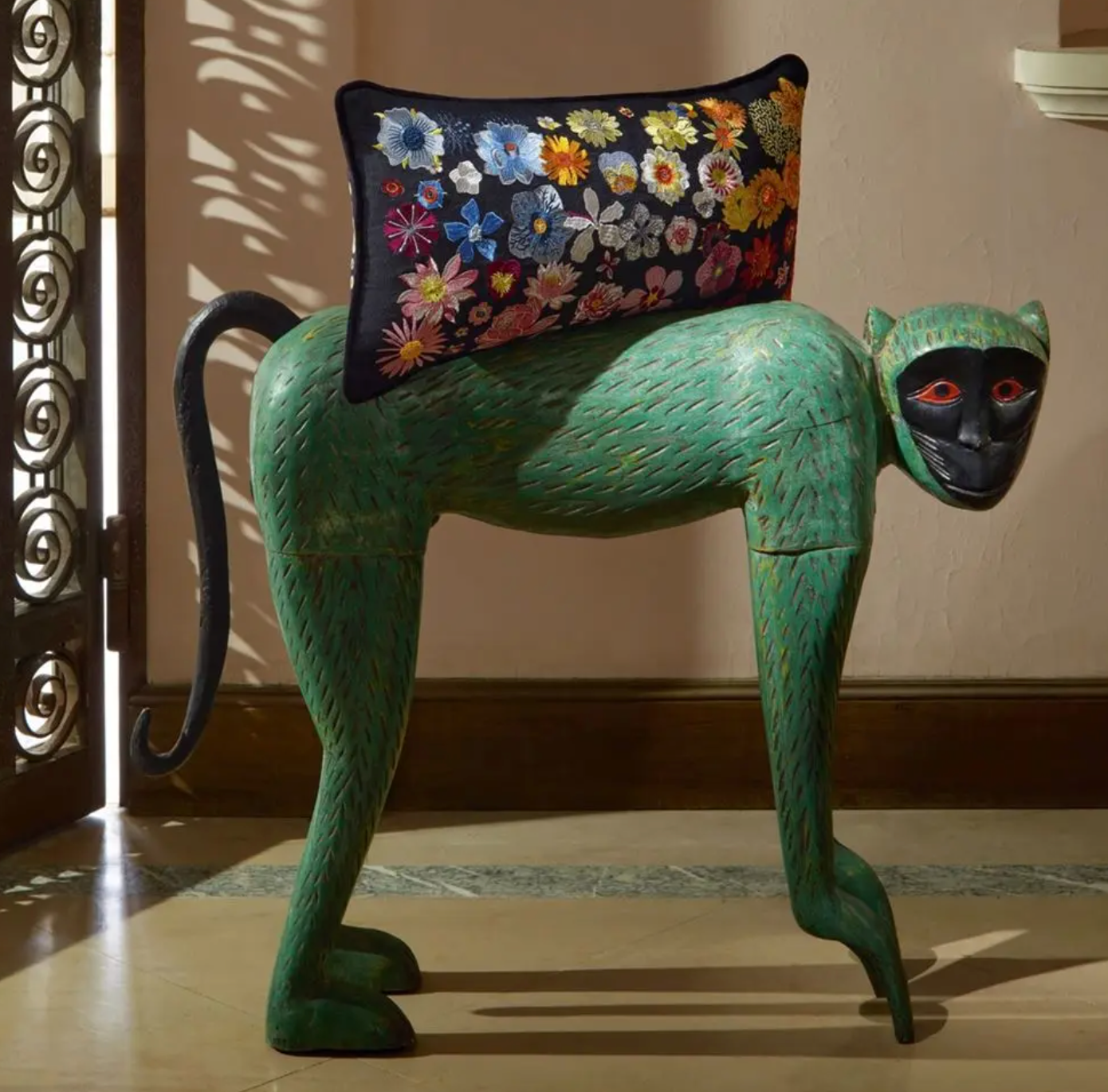 Precious Iris Decorative Pillow