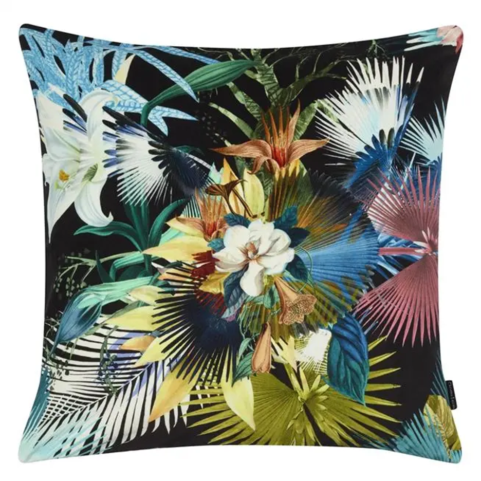Precious Iris Decorative Pillow