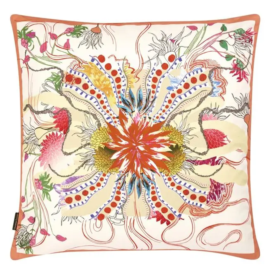 Precious Iris Decorative Pillow