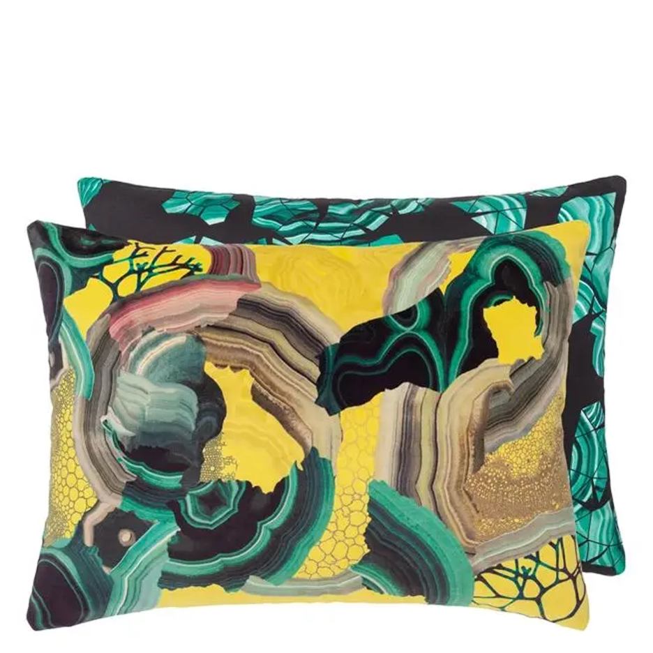 Precious Iris Decorative Pillow