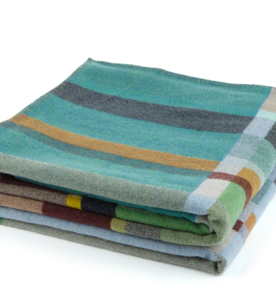 Feilden Lambswool Block Throw