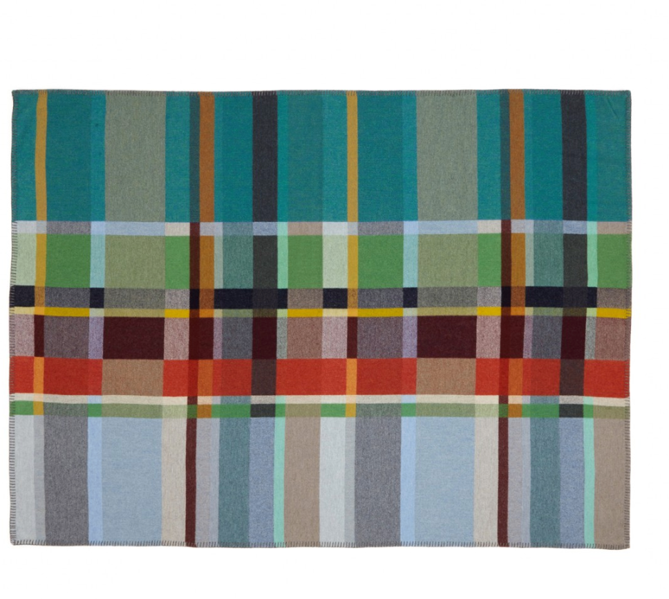 Feilden Lambswool Block Throw