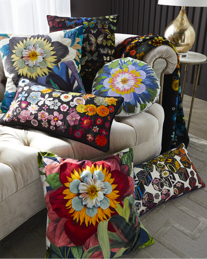 Precious Iris Decorative Pillow
