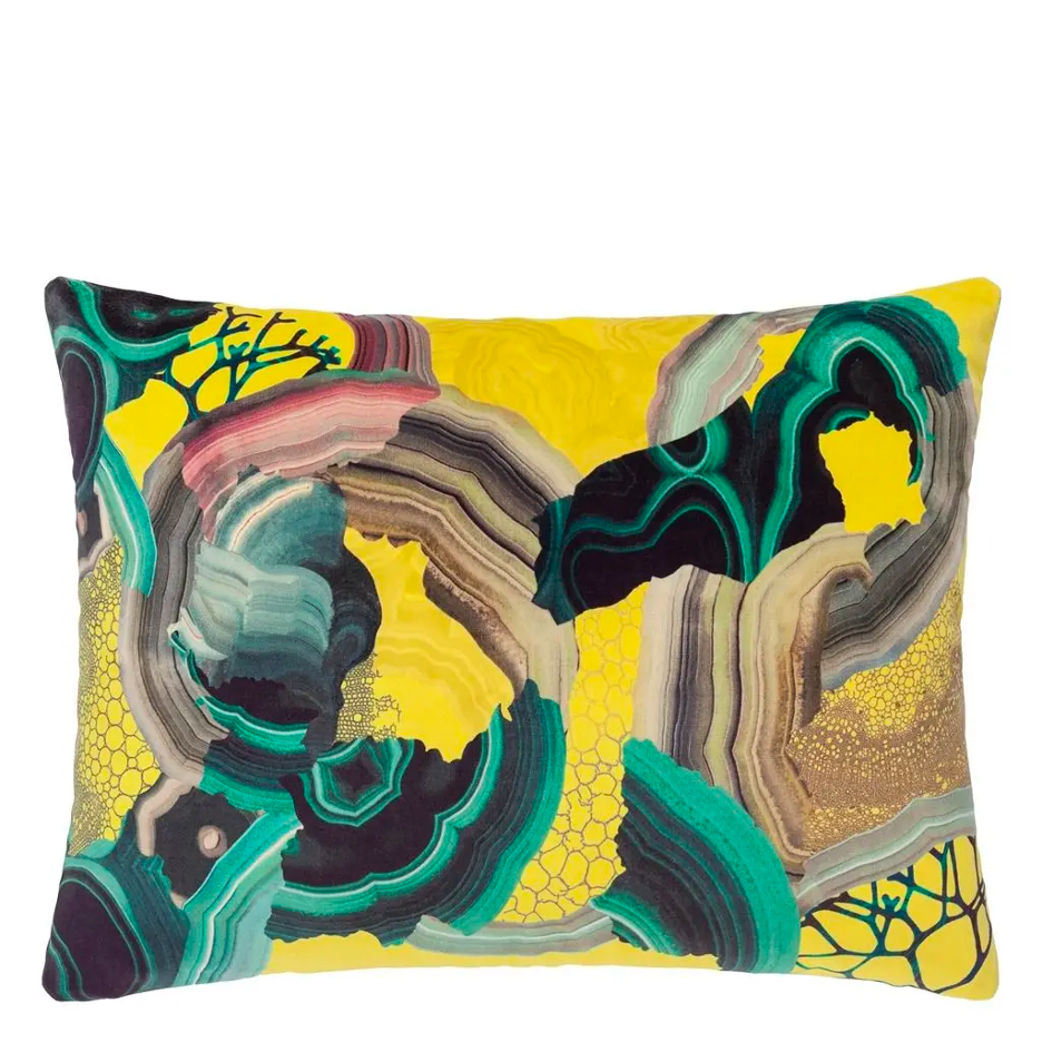 Precious Iris Decorative Pillow